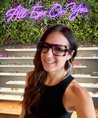 Linda, Optician and Co-Founder of Optique Eyewear