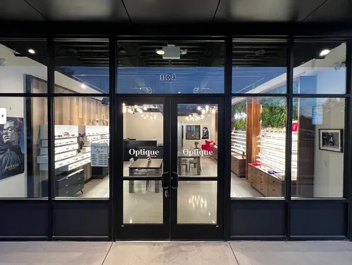 Optique Eyewear storefront in Holladay, Utah
